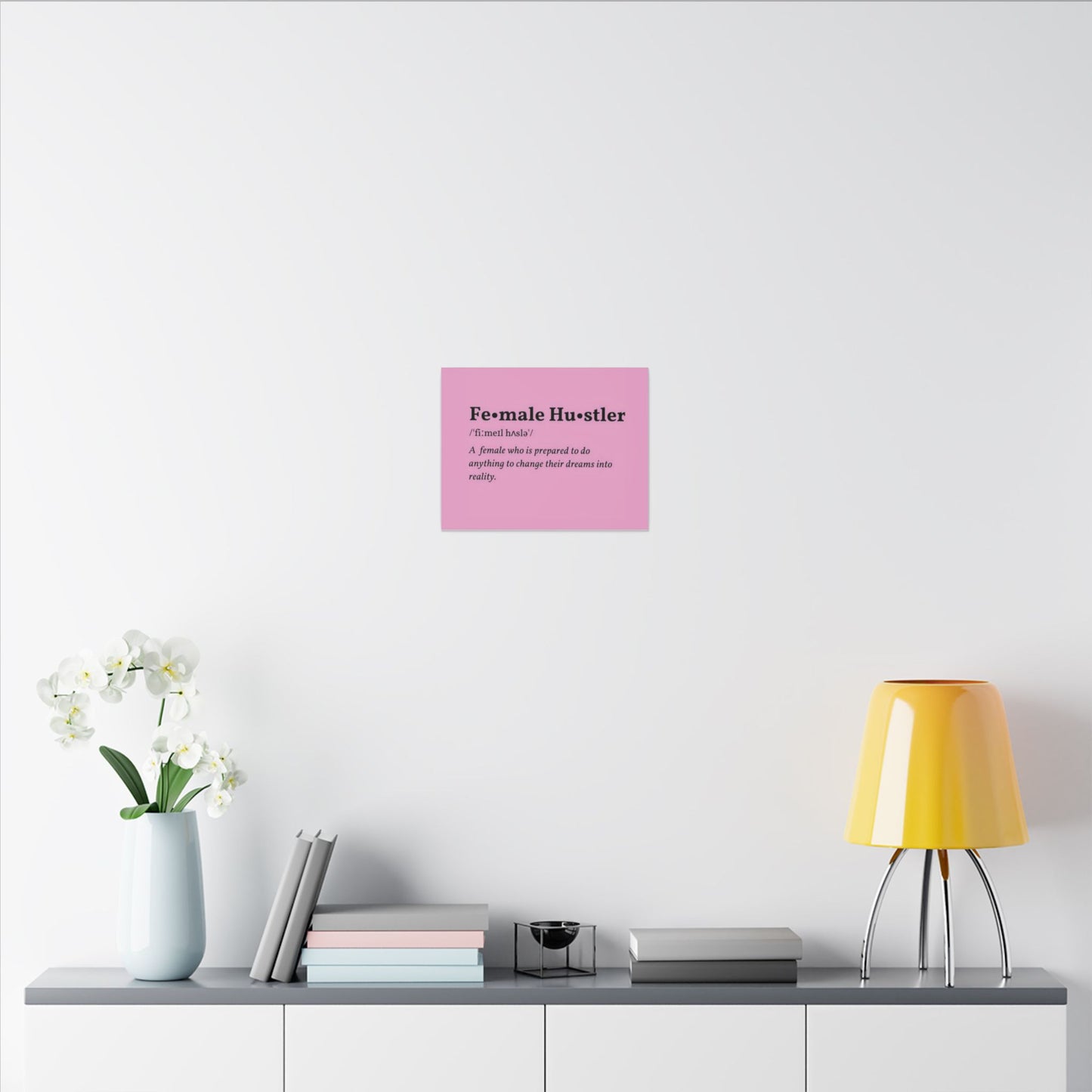 Inspirational Wall Art, Empowering Decor, Feminist Canvas, Gift for Her, Motivational Home Decor