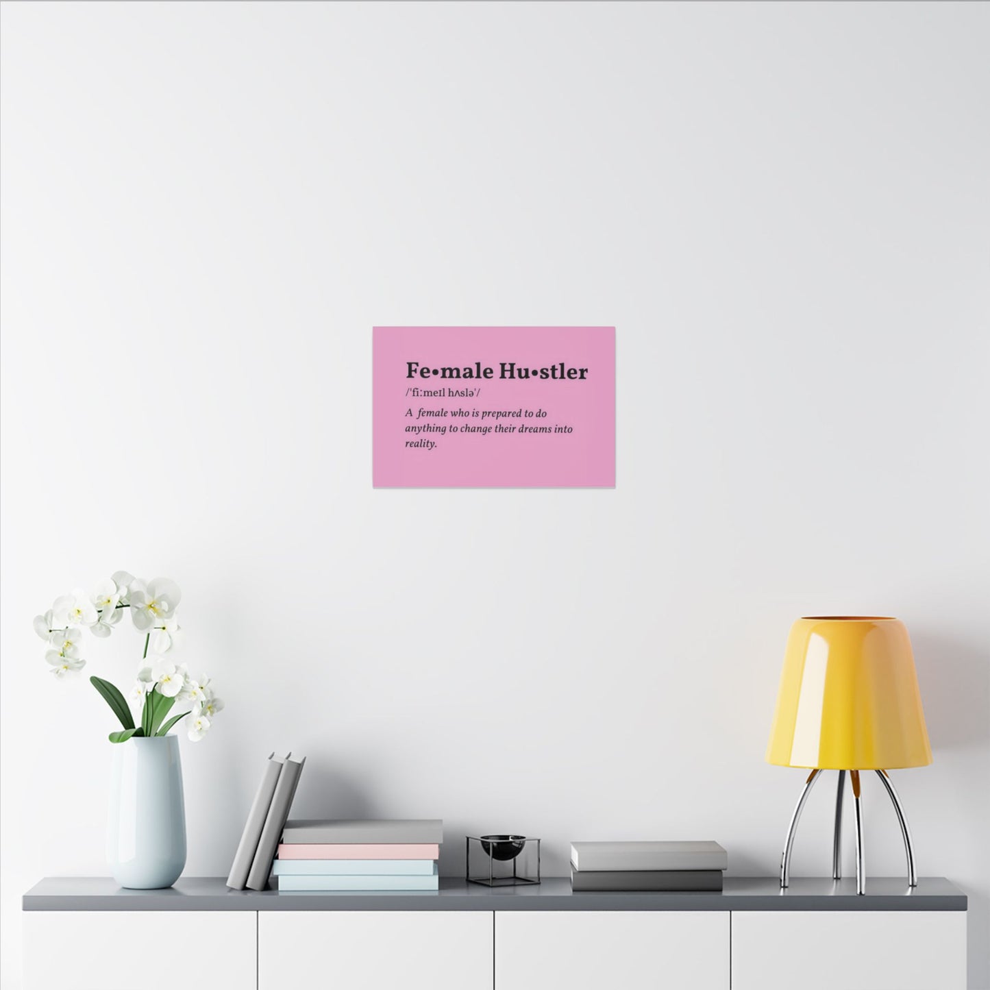 Inspirational Wall Art, Empowering Decor, Feminist Canvas, Gift for Her, Motivational Home Decor