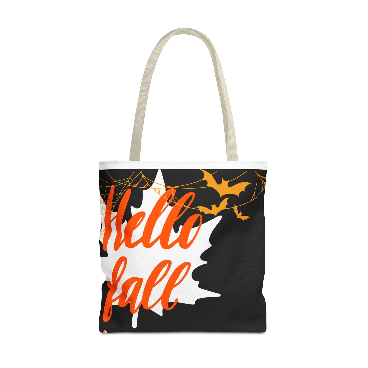 Autumn-Themed Tote Bag, Hello Fall, Perfect for Halloween, Thanksgiving, Everyday Use, Eco-Friendly Carryall