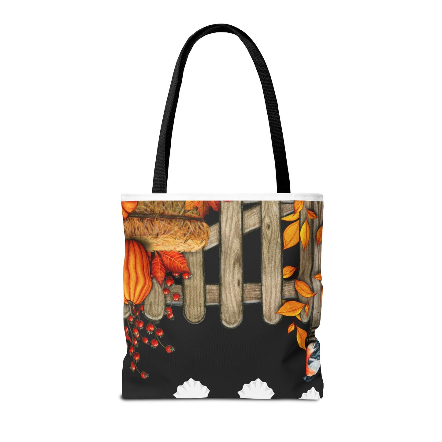 Autumn-Themed Tote Bag, Hello Fall, Perfect for Halloween, Thanksgiving, Everyday Use, Eco-Friendly Carryall