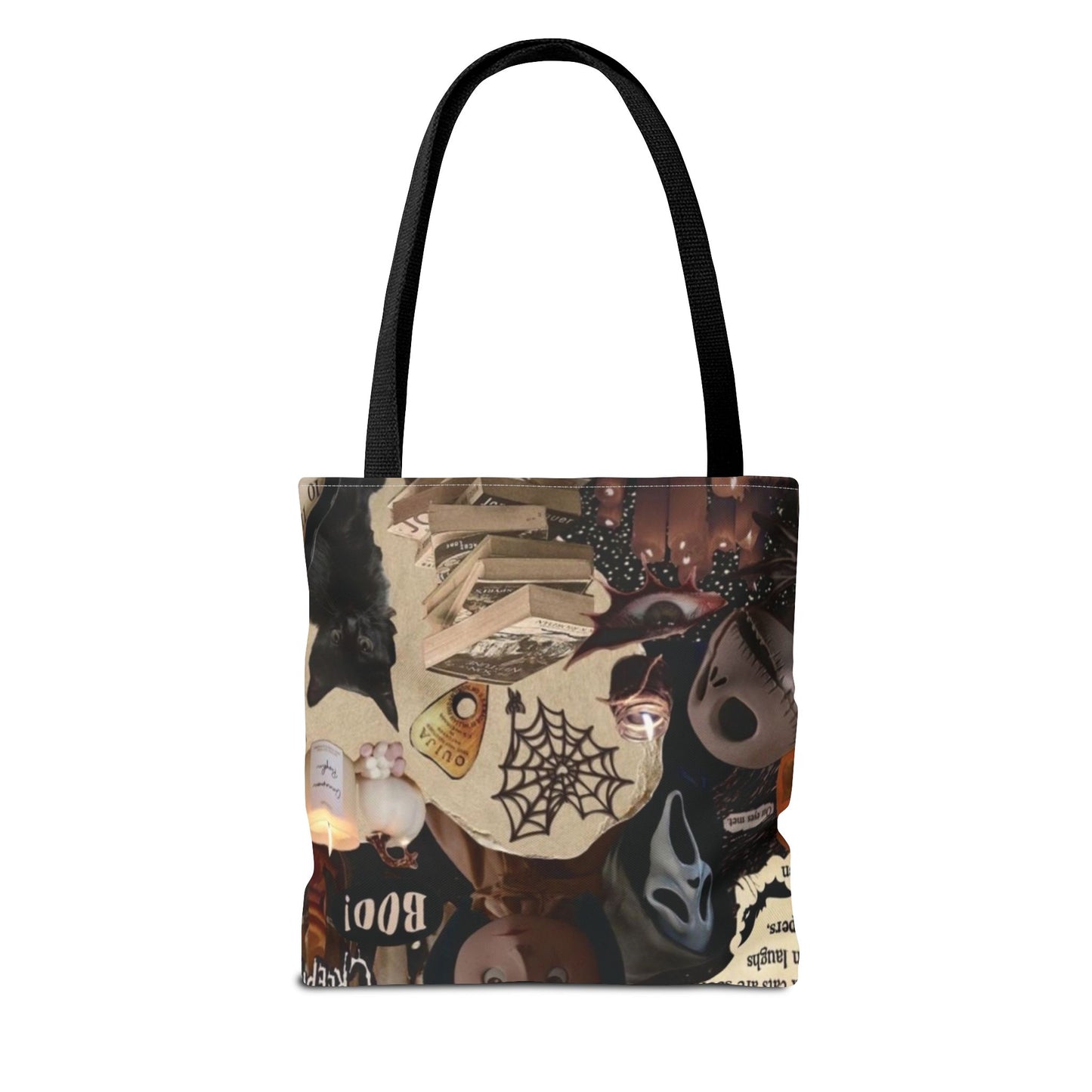 Halloween Tote Bag, Spooky Vibes, Trick or Treat, Autumn Accessory, Perfect for Halloween Decor, Fall Festivals, Gift for Witch Lovers