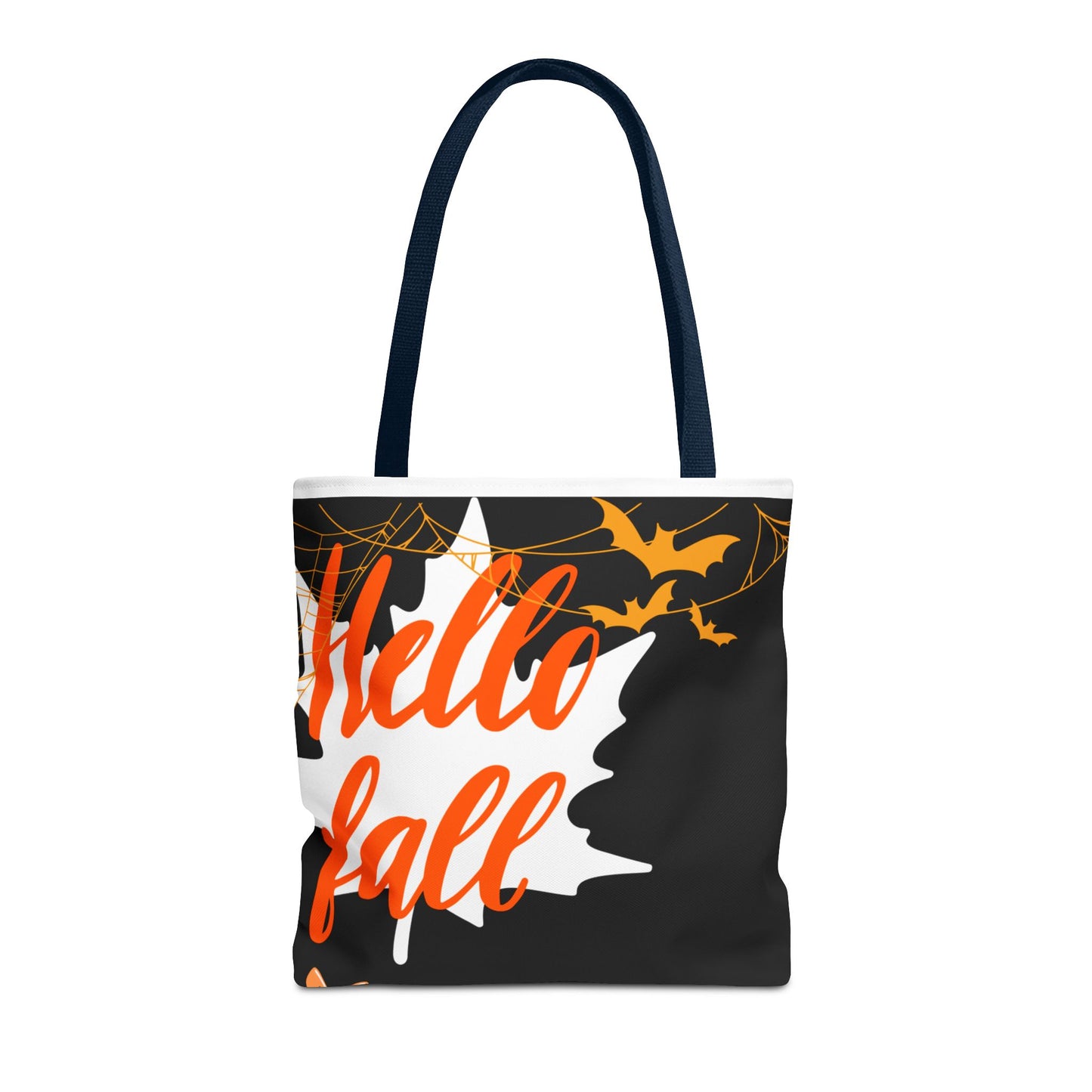 Autumn-Themed Tote Bag, Hello Fall, Perfect for Halloween, Thanksgiving, Everyday Use, Eco-Friendly Carryall