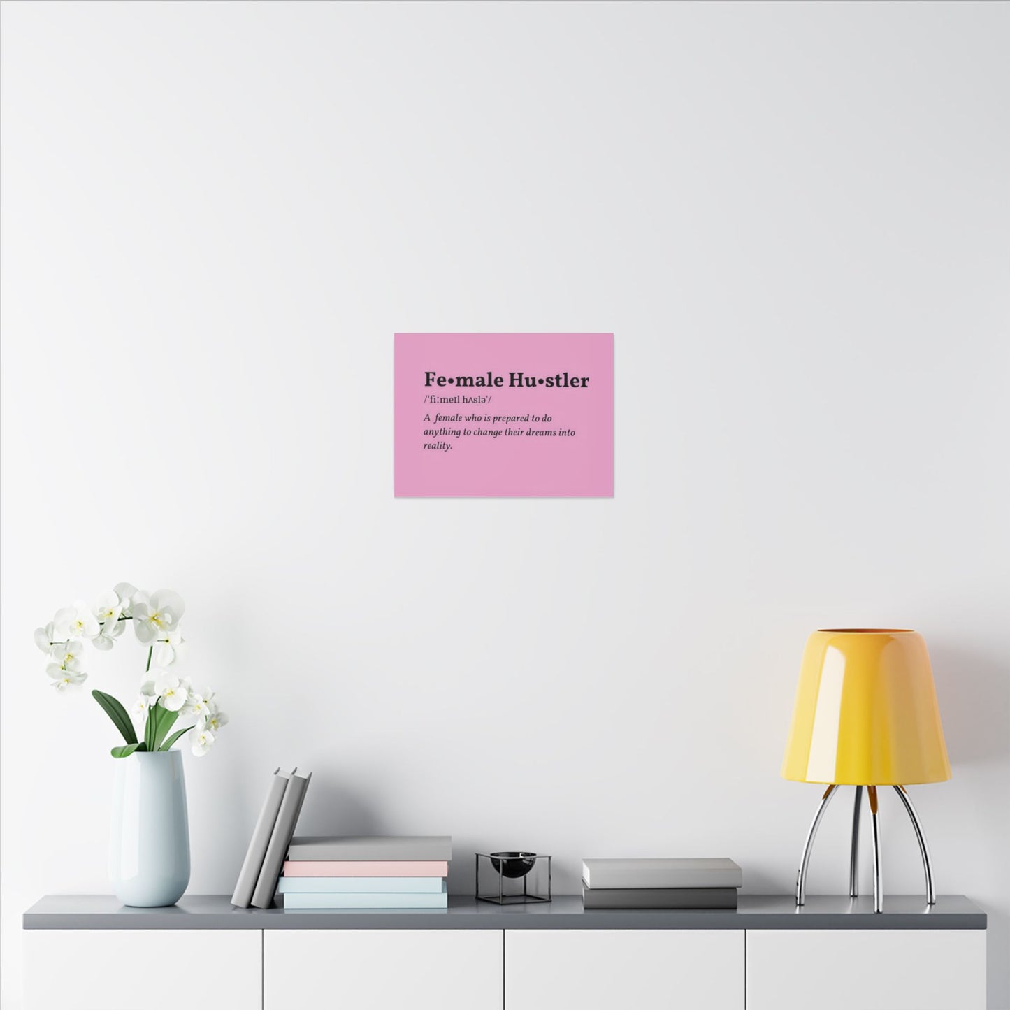 Inspirational Wall Art, Empowering Decor, Feminist Canvas, Gift for Her, Motivational Home Decor