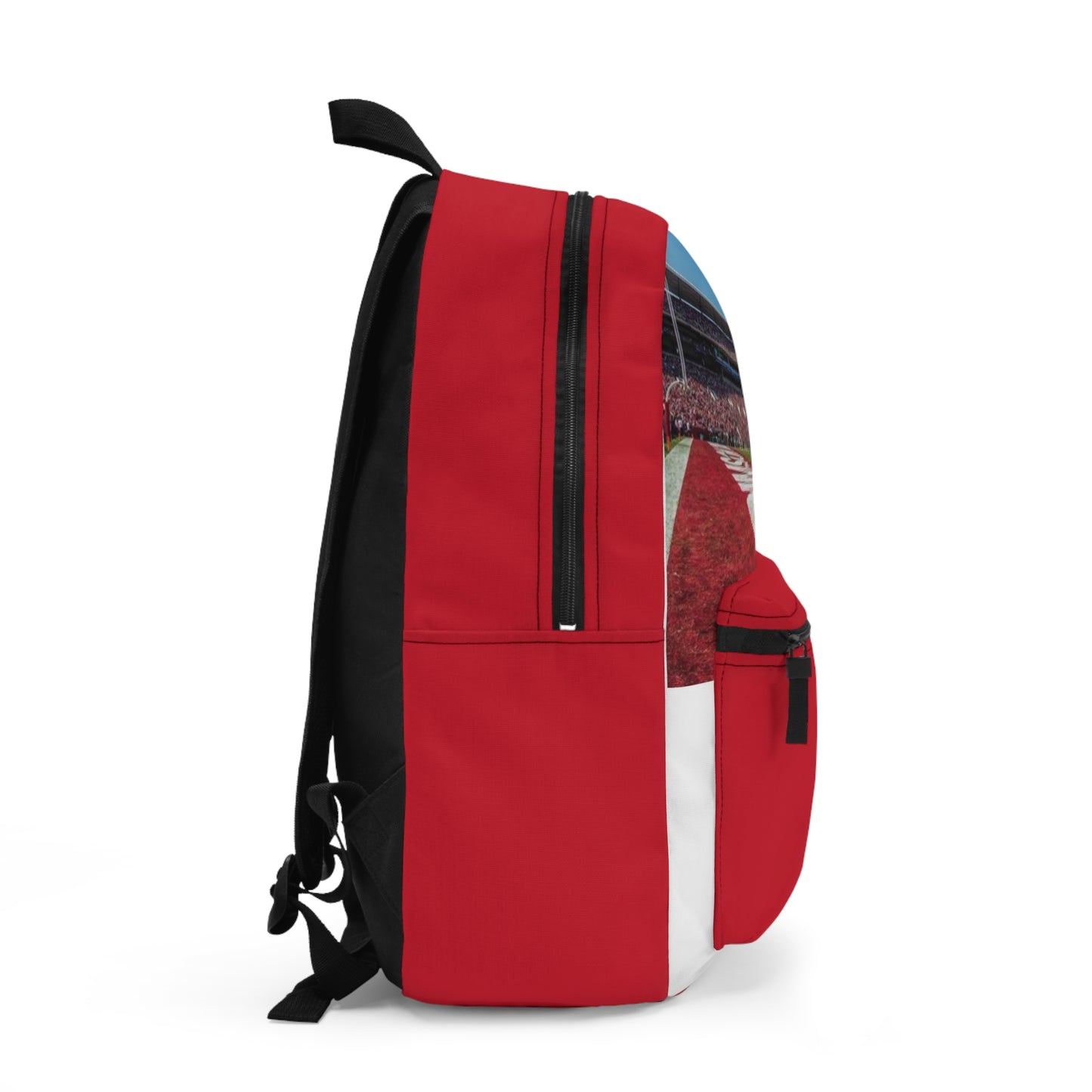 Crimson Celebration Backpack | School, Travel, Sports Events, Gift for Students, College Spirit Wear