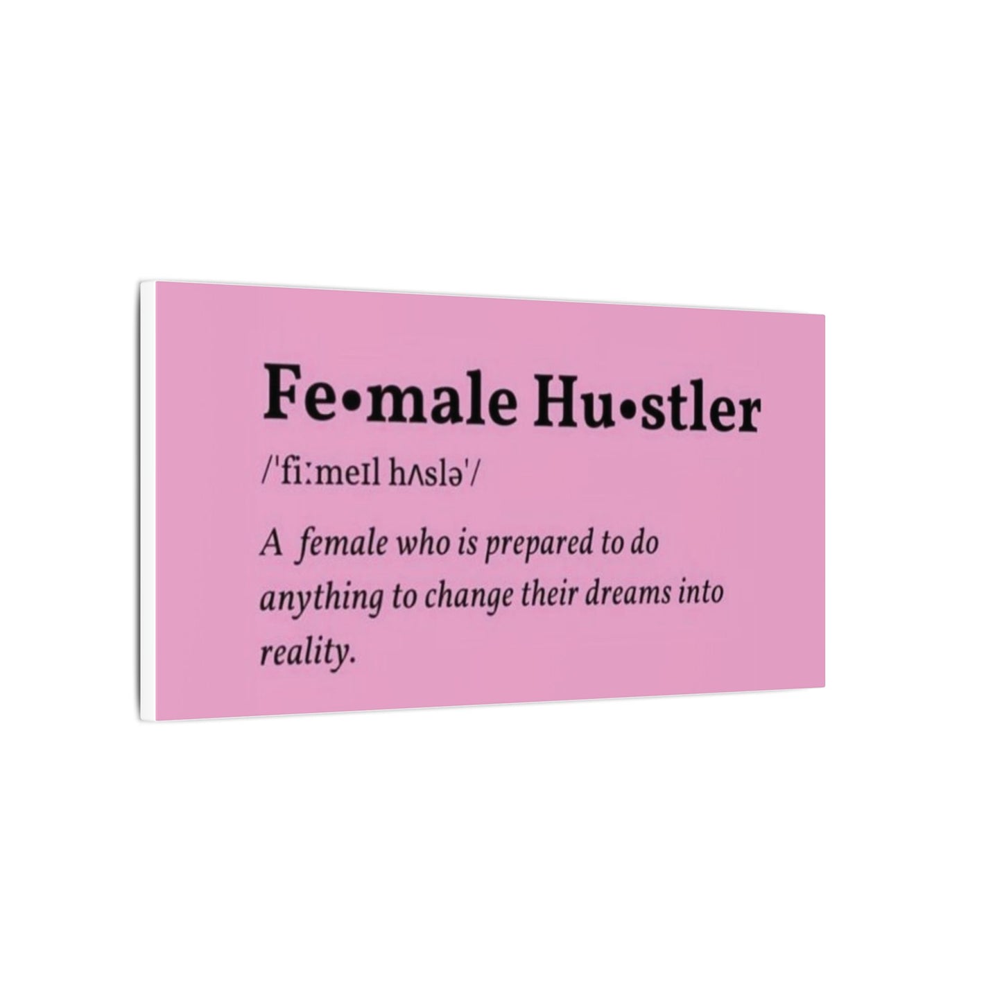 Inspirational Wall Art, Empowering Decor, Feminist Canvas, Gift for Her, Motivational Home Decor