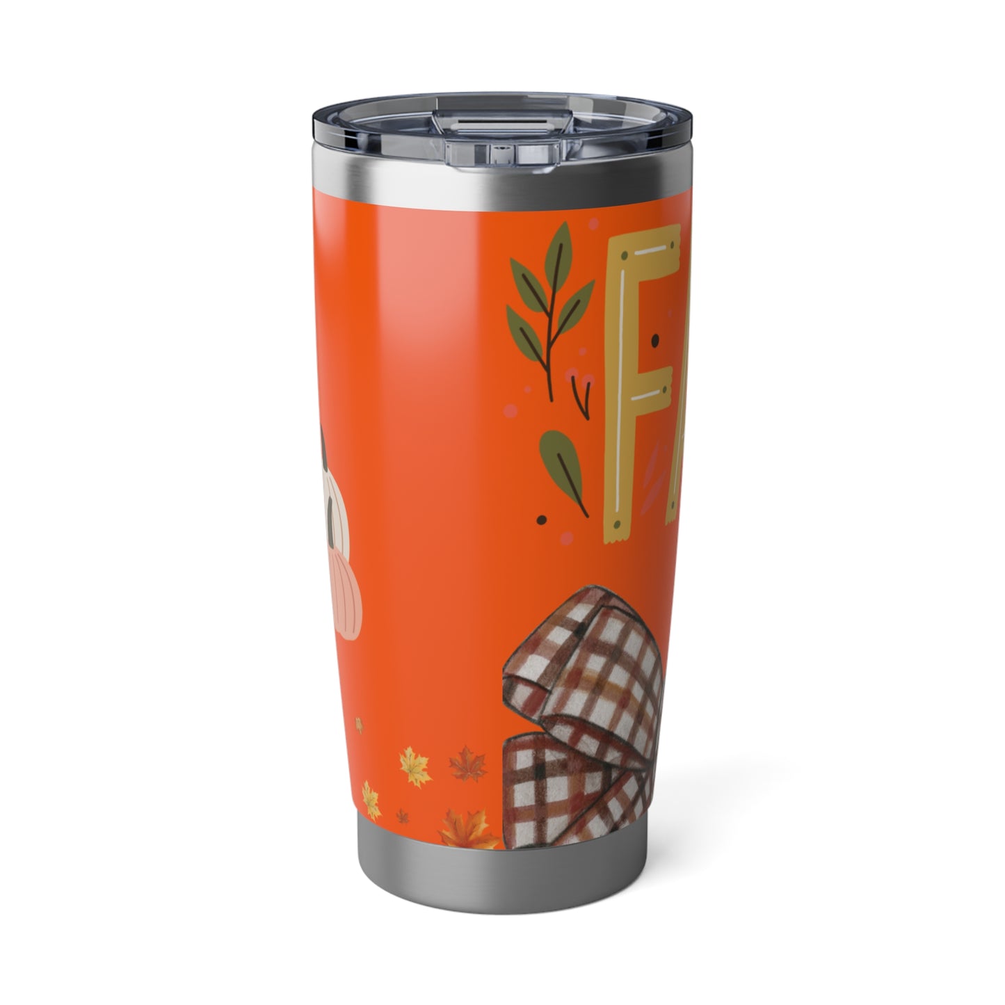 Fall Vibes 20oz Tumbler | Cozy Autumn Drinkware, Travel Mug, Thanksgiving Gifts, Pumpkin Spice Cup, Seasonal Kitchen Decor
