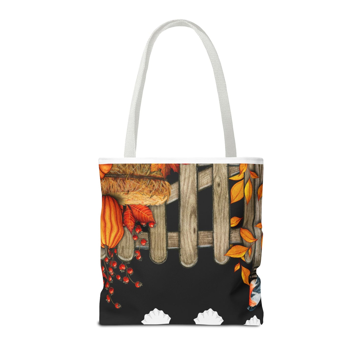 Autumn-Themed Tote Bag, Hello Fall, Perfect for Halloween, Thanksgiving, Everyday Use, Eco-Friendly Carryall