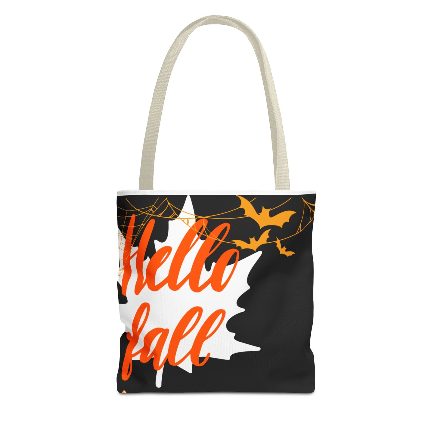 Autumn-Themed Tote Bag, Hello Fall, Perfect for Halloween, Thanksgiving, Everyday Use, Eco-Friendly Carryall