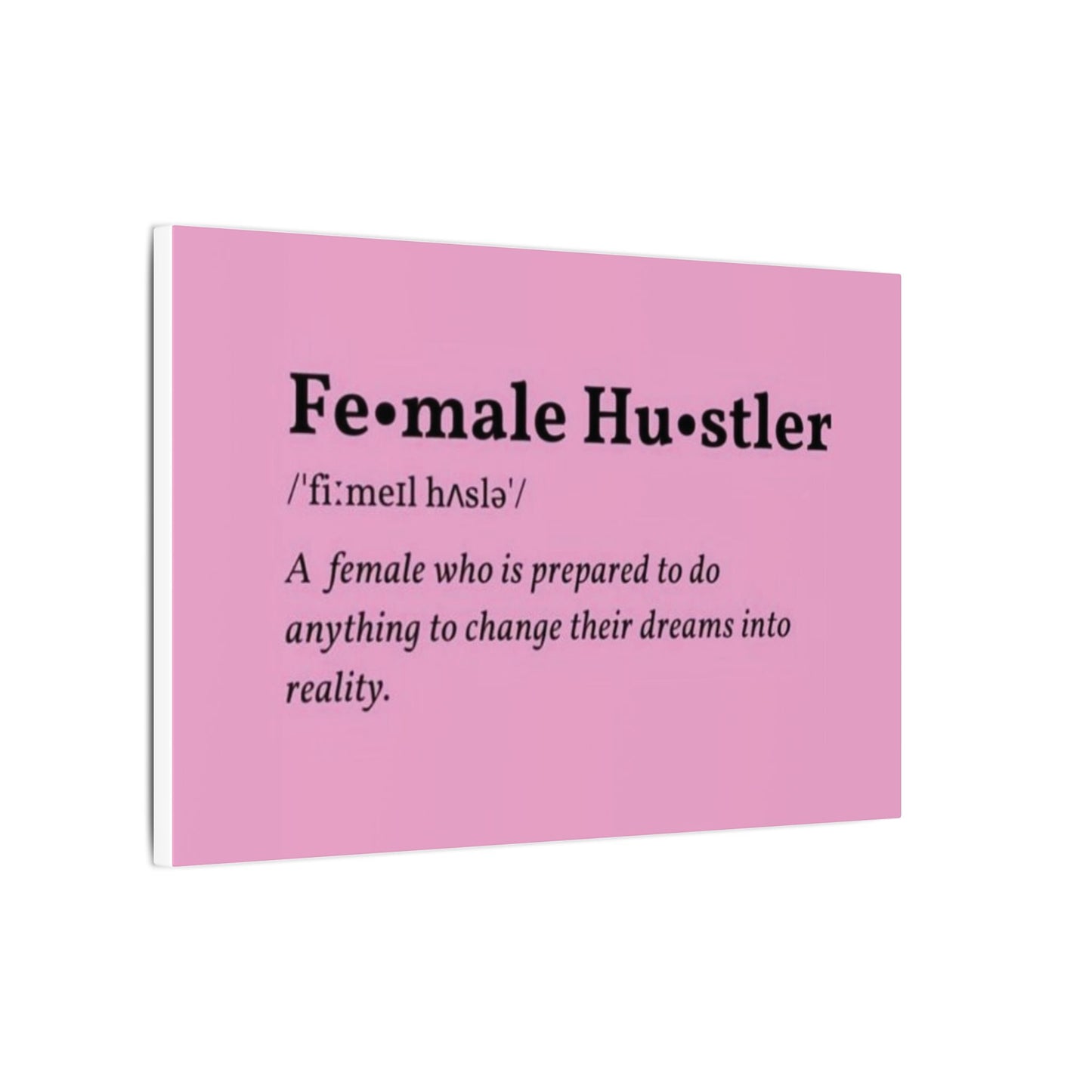 Inspirational Wall Art, Empowering Decor, Feminist Canvas, Gift for Her, Motivational Home Decor