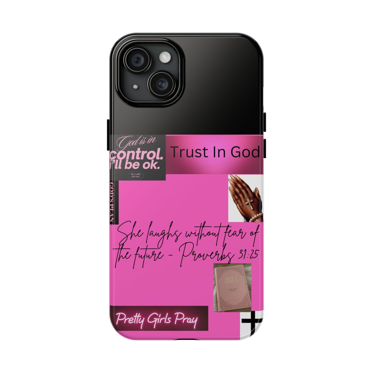 Inspirational Phone Case - Trust in God, Motivational Gift, Tough Phone Cover, Christian Decor for Teens, Bible Verse Case, [...]
