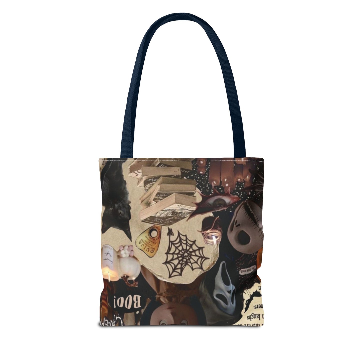 Halloween Tote Bag, Spooky Vibes, Trick or Treat, Autumn Accessory, Perfect for Halloween Decor, Fall Festivals, Gift for Witch Lovers