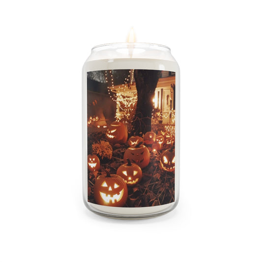 Pumpkin Spice Scented Soy Candle, Cozy Fall Decor, Halloween Gift, Aromatherapy Candle, Organic Home Fragrance
