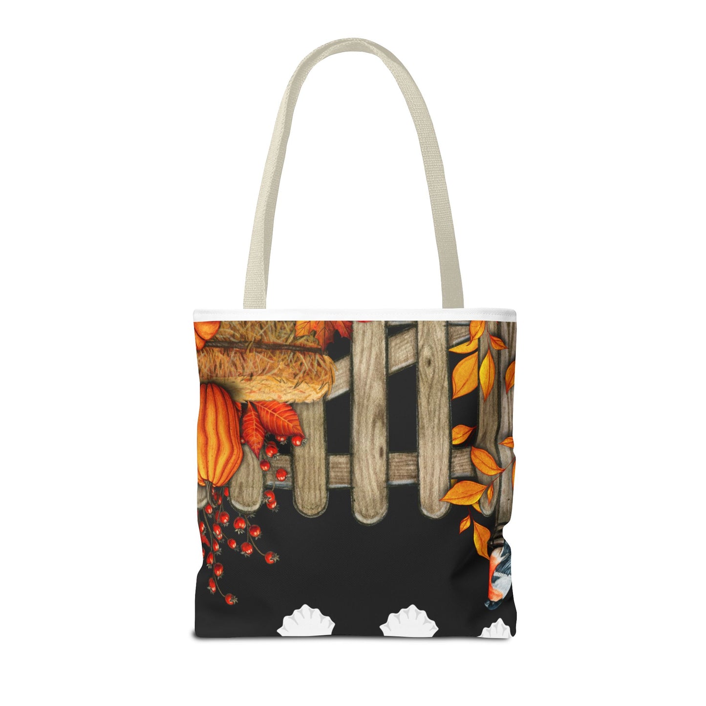 Autumn-Themed Tote Bag, Hello Fall, Perfect for Halloween, Thanksgiving, Everyday Use, Eco-Friendly Carryall