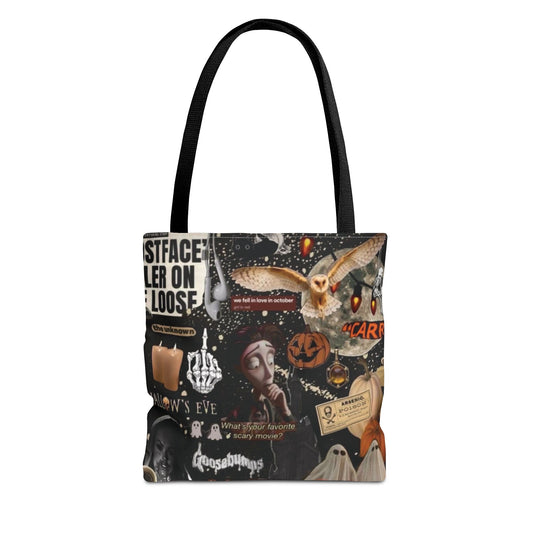 Halloween Tote Bag, Spooky Vibes, Trick or Treat, Autumn Accessory, Perfect for Halloween Decor, Fall Festivals, Gift for Witch Lovers