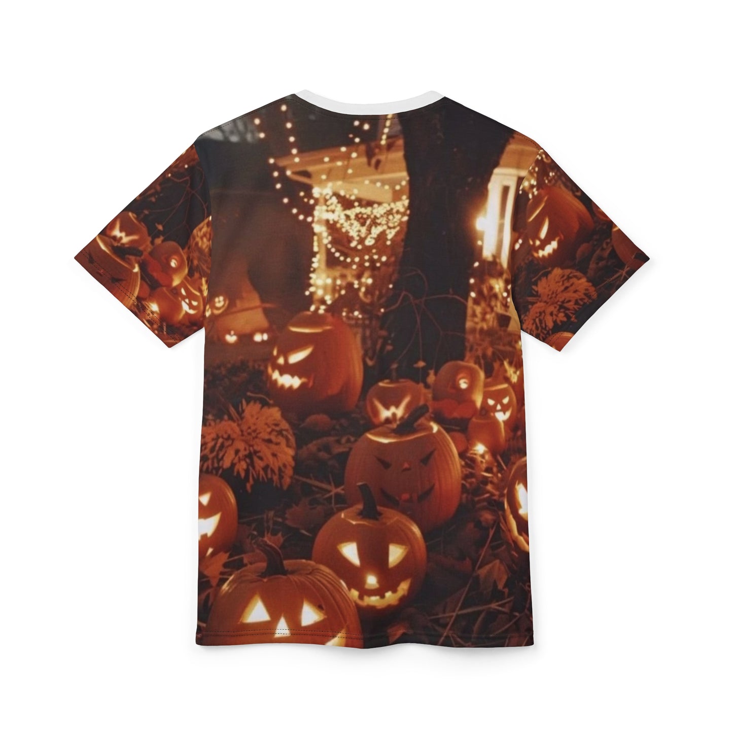 Halloween Pumpkin Decor Unisex Tee, Cozy Fall Shirt, Spooky Season Apparel, Pumpkin Patch T-Shirt, Autumn Vibes Clothing