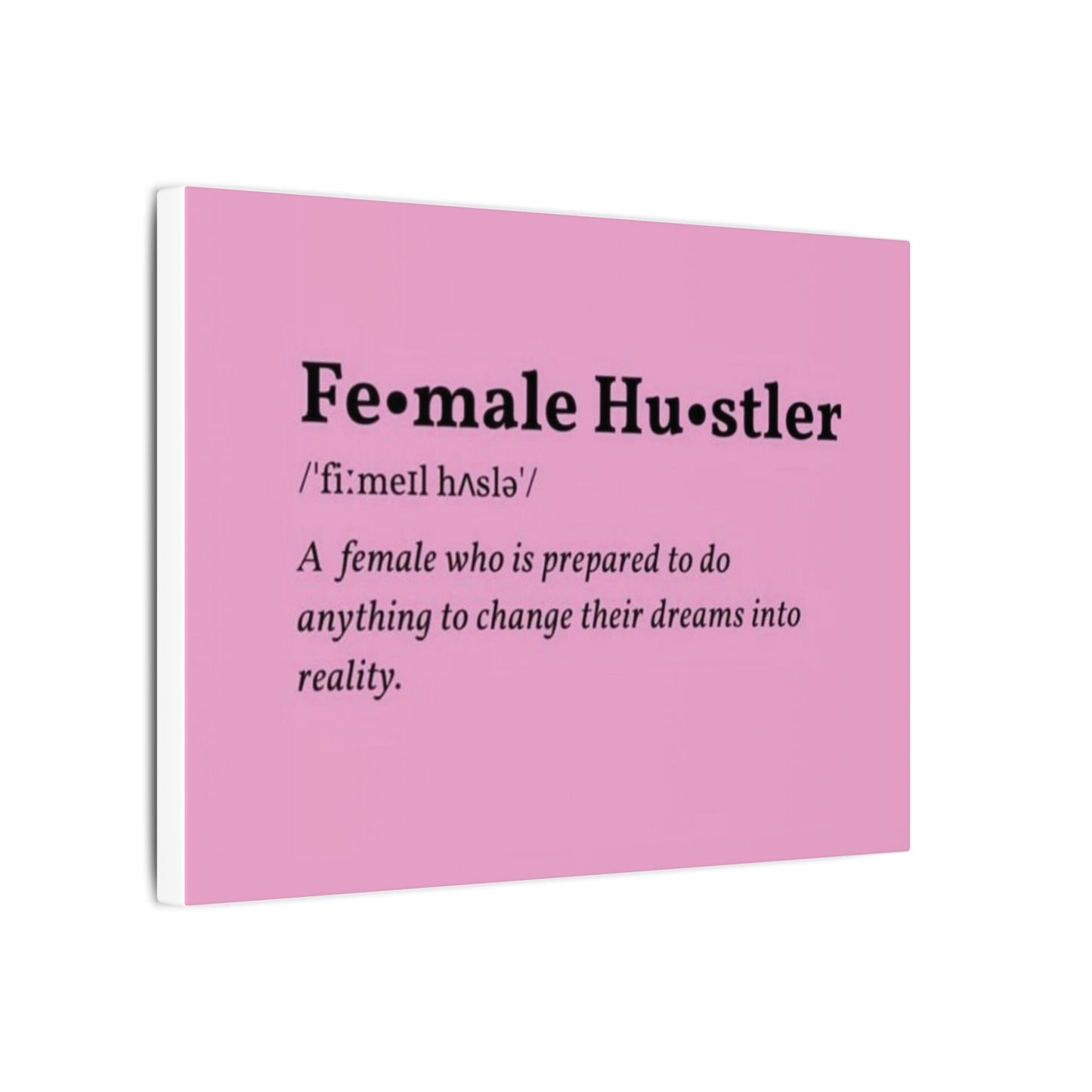 Inspirational Wall Art, Empowering Decor, Feminist Canvas, Gift for Her, Motivational Home Decor