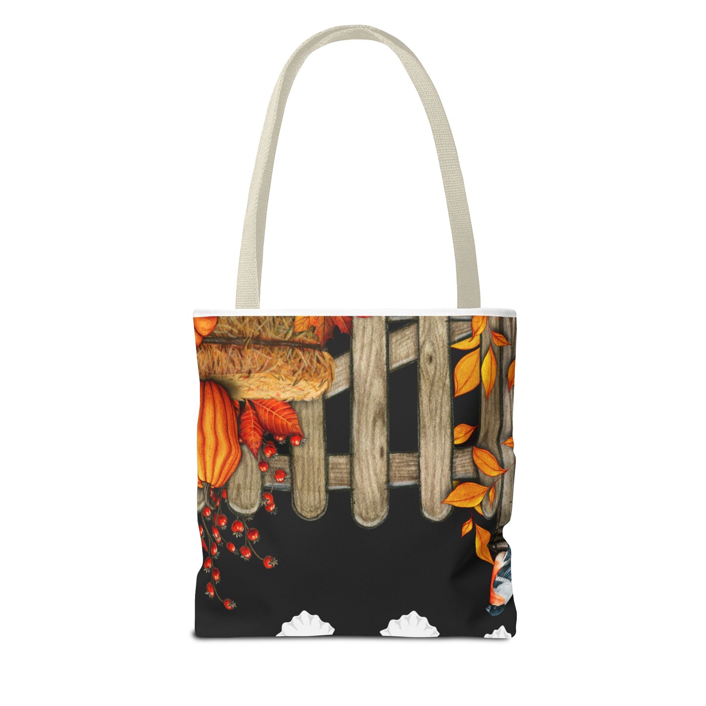 Autumn-Themed Tote Bag, Hello Fall, Perfect for Halloween, Thanksgiving, Everyday Use, Eco-Friendly Carryall