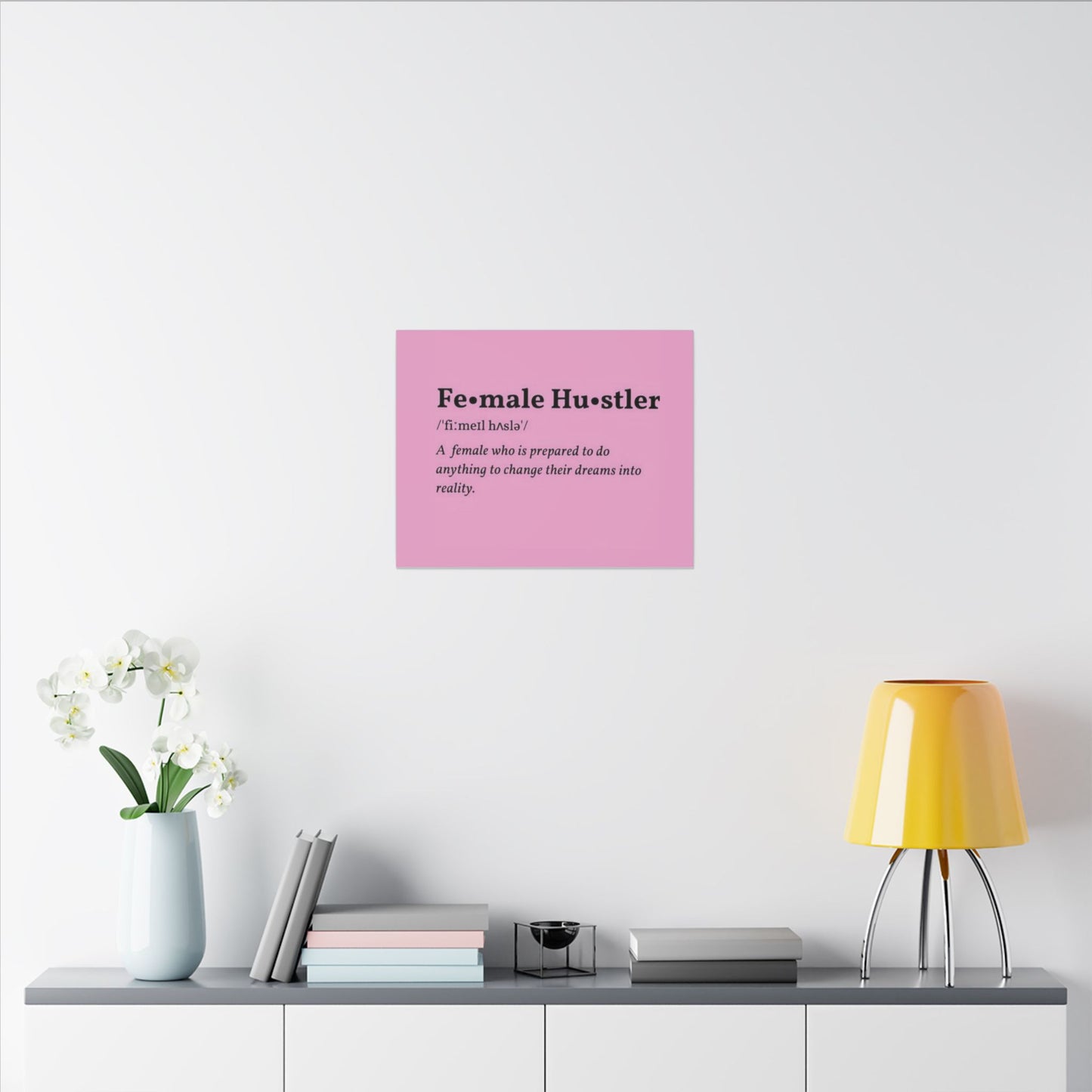 Inspirational Wall Art, Empowering Decor, Feminist Canvas, Gift for Her, Motivational Home Decor