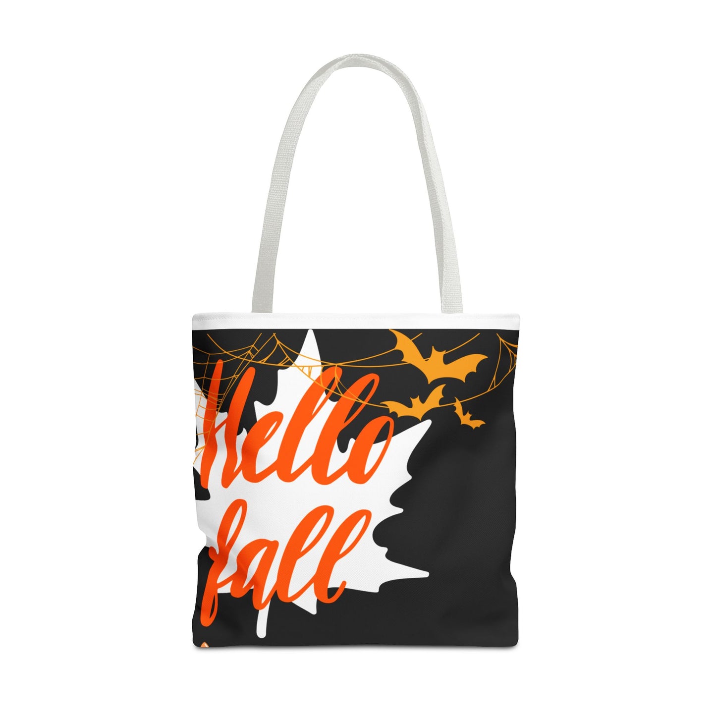 Autumn-Themed Tote Bag, Hello Fall, Perfect for Halloween, Thanksgiving, Everyday Use, Eco-Friendly Carryall