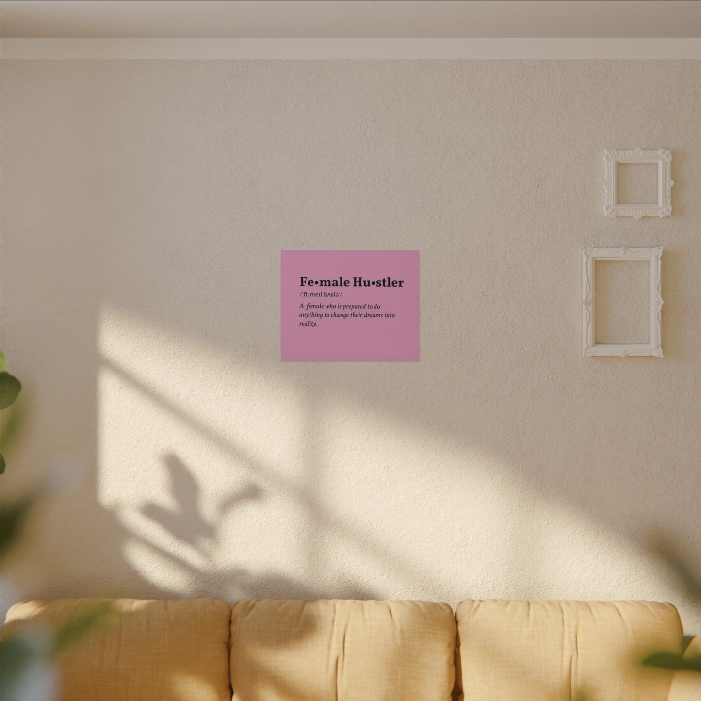 Inspirational Wall Art, Empowering Decor, Feminist Canvas, Gift for Her, Motivational Home Decor