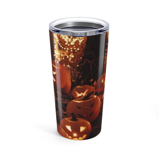 Halloween Pumpkin Tumbler | 20oz Insulated Travel Cup | Fall Decor | Trick or Treat Gift | Spooky Season Mug