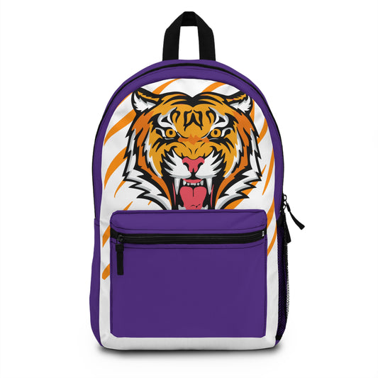 Bold Tiger Print Backpack - Perfect for School, Travel, Gift, Sports, Outdoor Adventures