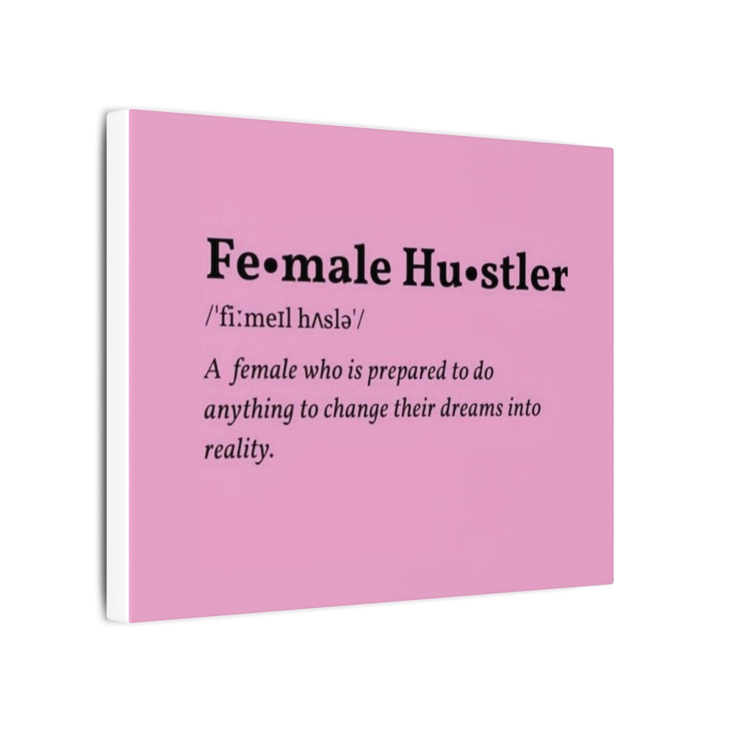Inspirational Wall Art, Empowering Decor, Feminist Canvas, Gift for Her, Motivational Home Decor