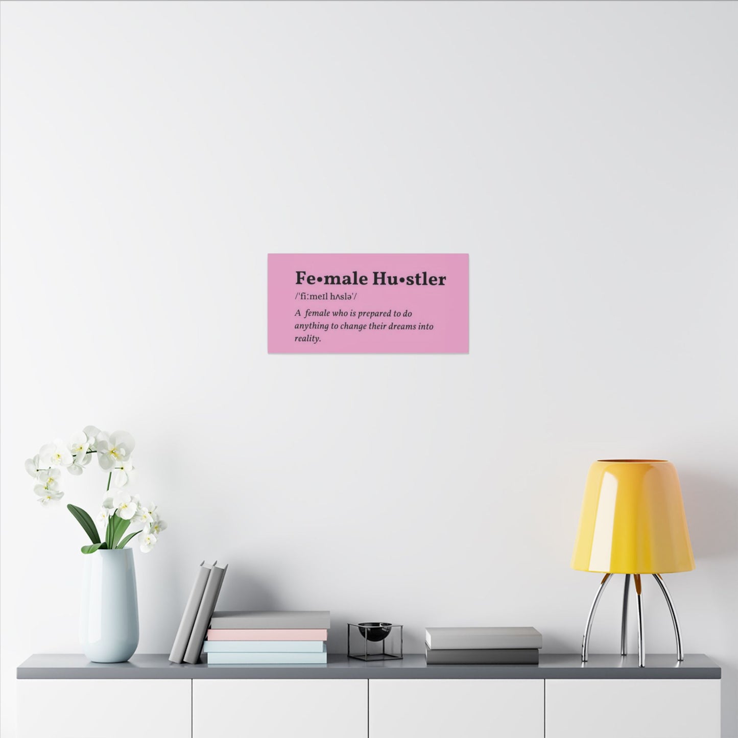 Inspirational Wall Art, Empowering Decor, Feminist Canvas, Gift for Her, Motivational Home Decor